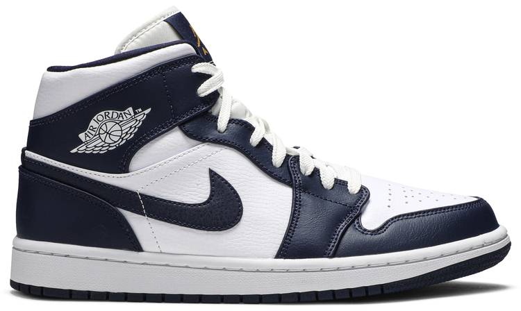 Air Jordan 1 Mid Obsidian 554724-174